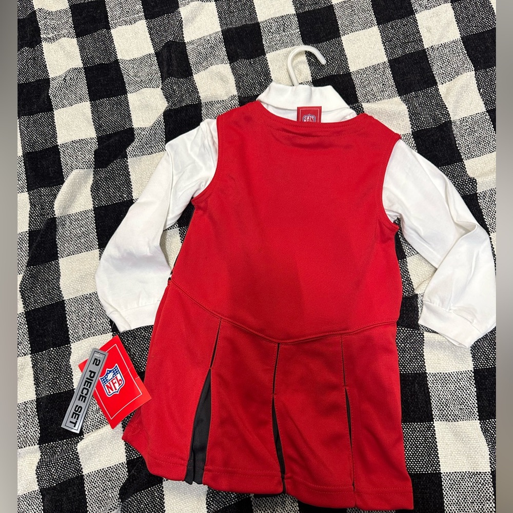 2 pieces Girls Atlanta falcons cheerleading outfit - Picture 3 of 3